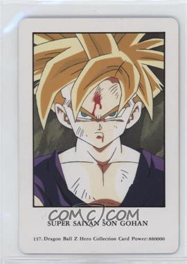 1993-2000 Amada Dragon Ball Z Hero Collection Part 1 - [Base] #137 - Super Saiyan Son Gohan