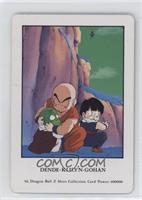 Dende, Krillin, and Gohan