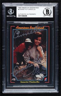 1993 Collect-A-Card American Bandstand - [Base] #3 - Annette Funicello [BAS BGS Authentic]
