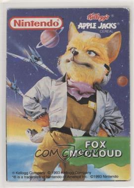 1993 Kellogg's Apple Jacks Nintendo Power - [Base] #FOX - Fox McCloud