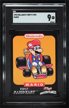 1993 Kellogg's Tony's Tips Nintendo - [Base] #_MAKA - Super Mario Kart [SGC 9 MINT]