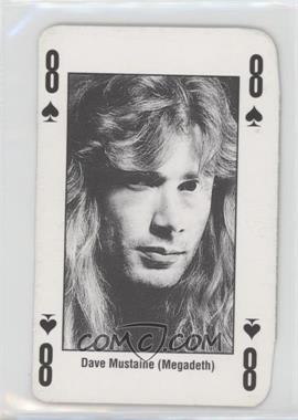 1993 Kerrang! Magazine The King of Rock Playing Cards - [Base] #8S - Dave Mustaine