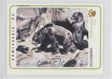 1993 Samleserie '93 Forhistoriske Dyr Prehistoric Animals - [Base] #40 - Cave Bear