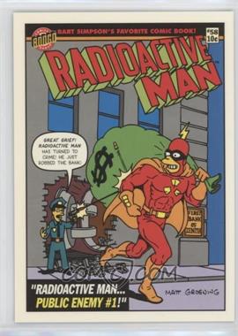 1993 SkyBox Bongo Comics Simpsons - Radioactive Man #R9.1 - "Radioactive Man…Public Enemy #1!"
