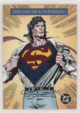 1993 SkyBox DC Bloodlines - Real Superman #SM - The One True Superman