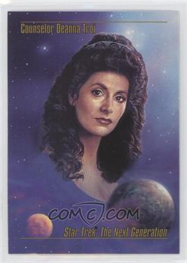 1993 SkyBox Master Series Star Trek - [Base] #14 - Counselor Deanna Troi [EX to NM]