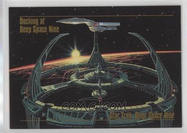 1993 SkyBox Master Series Star Trek - [Base] #23 - Docking at Deep Space Nine