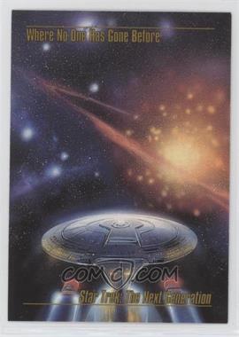 1993 SkyBox Master Series Star Trek - [Base] #40 - Where No One has Gone Before