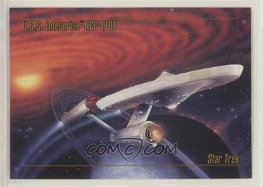 1993 SkyBox Master Series Star Trek - [Base] #42 - U.S.S. Enterprise NCC 1701