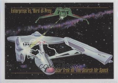 1993 SkyBox Master Series Star Trek - [Base] #54 - Enterprise vs. Bird of Prey