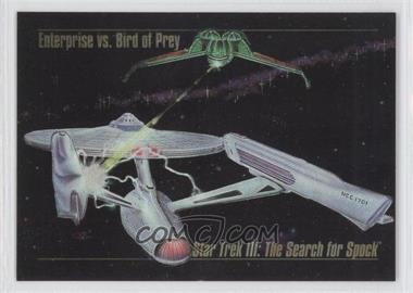 1993 SkyBox Master Series Star Trek - Spectra #S-4 - Enterprise vs. Bird of Prey