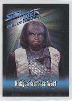 Klingon Warrior Worf