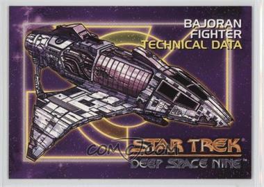 1993 SkyBox Star Trek Deep Space Nine - [Base] #92 - Bajoran Fighter Technical Data