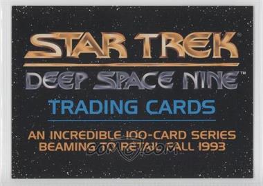 1993 SkyBox Star Trek Deep Space Nine - Promotional #_HEAD - Header