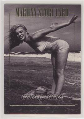 1993 Sports Time Marilyn Marilyn Marilyn: The Private Collection - Story Cards #7 - Marilyn Monroe [EX to NM]