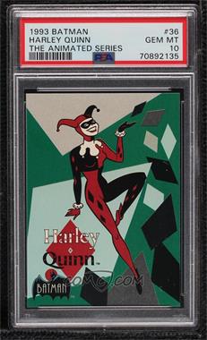 1993 Topps Batman: The Animated Series - [Base] #36 - Harley Quinn [PSA 10 GEM MT]