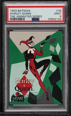 1993 Topps Batman: The Animated Series - [Base] #36 - Harley Quinn [PSA 9 MINT]
