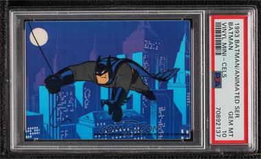 1993 Topps Batman: The Animated Series - Vinyl Mini-Cel #NNO1 - Batman [PSA 10 GEM MT]