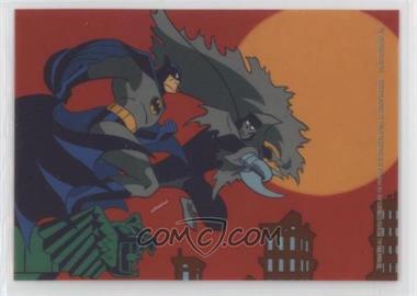 1993 Topps Batman: The Animated Series 2 - Vinyl Mini-Cel #3 - Batman Faces The Phantasm