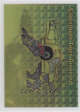 1994 Collect-A-Card Mighty Morphin Power Rangers Series 2 - Magic Morphers #9 - Sabertooth Tiger Dinozord
