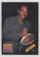 O.J. Signing Football