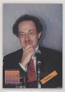 1994 Interlink In Pursuit of Justice: The Simpson Case - [Base] #4 - Alan Dershowitz