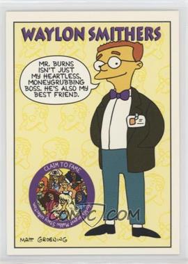 1994 SkyBox Bongo Comics Simpsons Series 2 - Characters #S 8 - Waylon Smithers