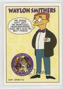 1994 SkyBox Bongo Comics Simpsons Series 2 - Characters #S 8 - Waylon Smithers