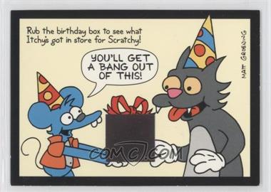 1994 SkyBox Bongo Comics Simpsons Series 2 - Disappearing Ink #D2 - Itchy and Scratchy
