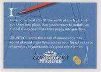 Blueprint Puzzle - I - Make some cleats…