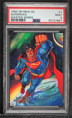1994 SkyBox Master Series DC - [Base] #1 - Superman [PSA 9 MINT]