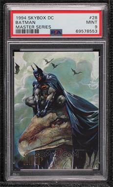 1994 SkyBox Master Series DC - [Base] #28 - Batman [PSA 9 MINT]