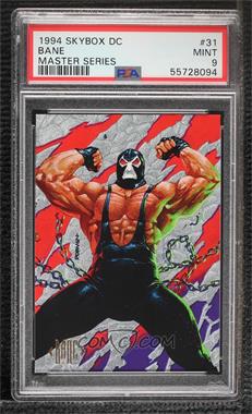 1994 SkyBox Master Series DC - [Base] #31 - Bane [PSA 9 MINT]