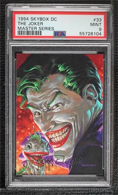 1994 SkyBox Master Series DC - [Base] #33 - The Joker [PSA 9 MINT]