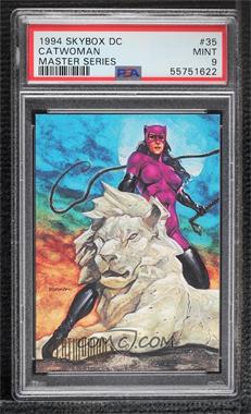 1994 SkyBox Master Series DC - [Base] #35 - Catwoman [PSA 9 MINT]