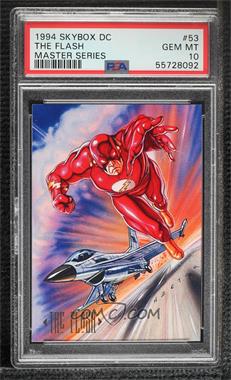 1994 SkyBox Master Series DC - [Base] #53 - The Flash [PSA 10 GEM MT]