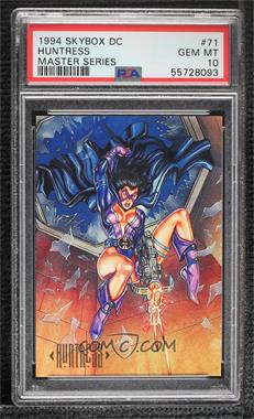 1994 SkyBox Master Series DC - [Base] #71 - Huntress [PSA 10 GEM MT]