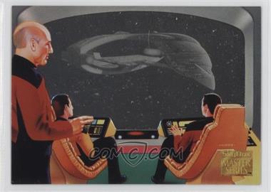 1994 SkyBox Star Trek Masters Series 2 - Proscenium Holograms #HG3 - Romulan Warbird Decloaking