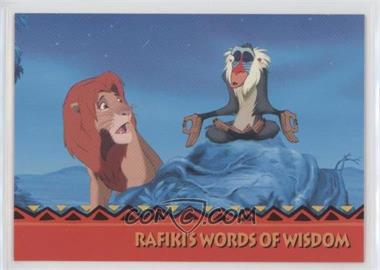 1994 SkyBox The Lion King: Series 2 - [Base] #168 - Rafiki's Words Of Wisdom - "Asante Sana Squash Banana."