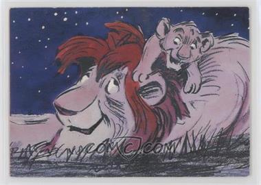 1994 SkyBox The Lion King: Series 2 - Thermographic Cards #T4 - A King And His Heir