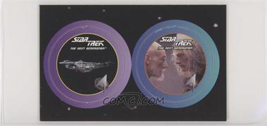 1994 Star Trek The Next Generation Stardiscs Launch Edition - [Base] #13-51 - Jean-Luc Picard, Q