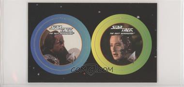 1994 Star Trek The Next Generation Stardiscs Launch Edition - [Base] #29-58 - Lt. Commander Worf, Data