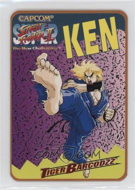 1994 Tiger Electronics Capcom Super Street Fighter II LCD Game Cards - Base #_KEN - Ken