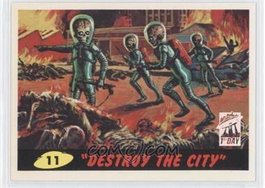 1994 Topps Mars Attacks! Archives - [Base] - 1st Day #11 - "Destroy the City"