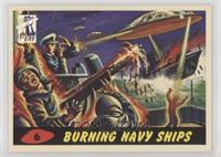 Burning Navy Ships