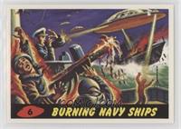 Burning Navy Ships