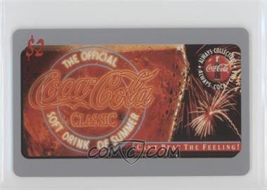 1995-96 Score Board/Sprint Coca Cola Phone Cards - Silver Border #_NoN - $2 - Can't Beat the Feeling!