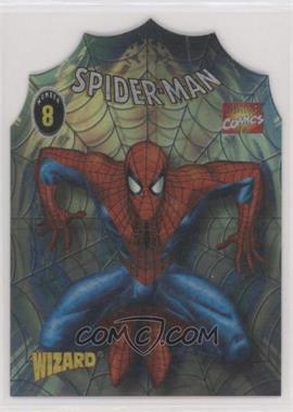 1995-97 Wizard Magazine Chromium Promos - [Base] #8 - Spider-Man Die-Cut