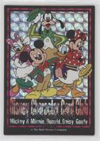 Mickey Mouse, Minnie Mouse, Donald Duck, Daisy Duck, Goofy [EX to NM]