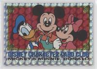 Mickey Mouse, Minnie Mouse, Donald Duck [EX to NM]